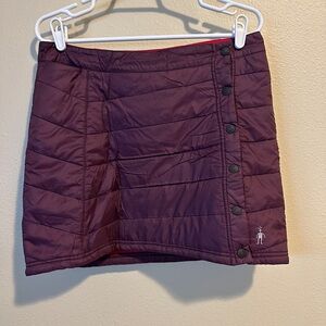 Smartwool Maroon Mini Skirt